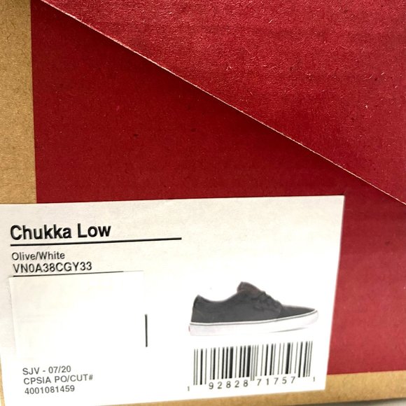 💖MEGA SALE💖Vans Chukka  Olive Gray Suede Canvas Skate  Womens  9 VN0A38CGY33 - Picture 11 of 11